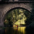 Under the big bridge