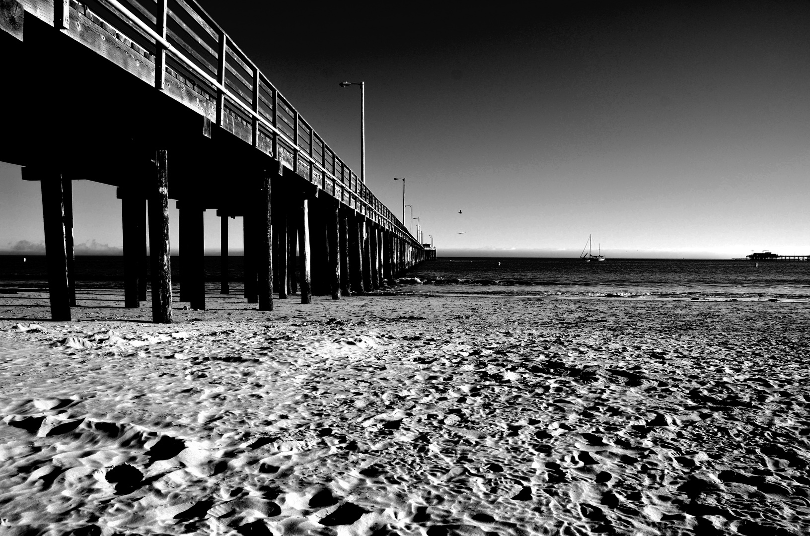 under the boardwalk