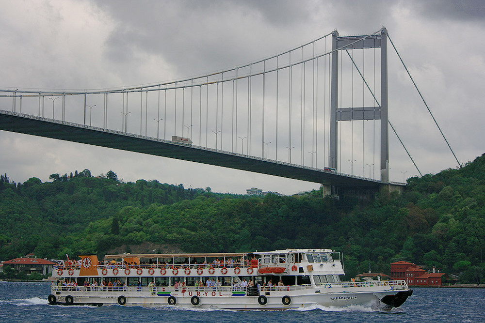 Under the Bosphorus Bridge-Istanbul