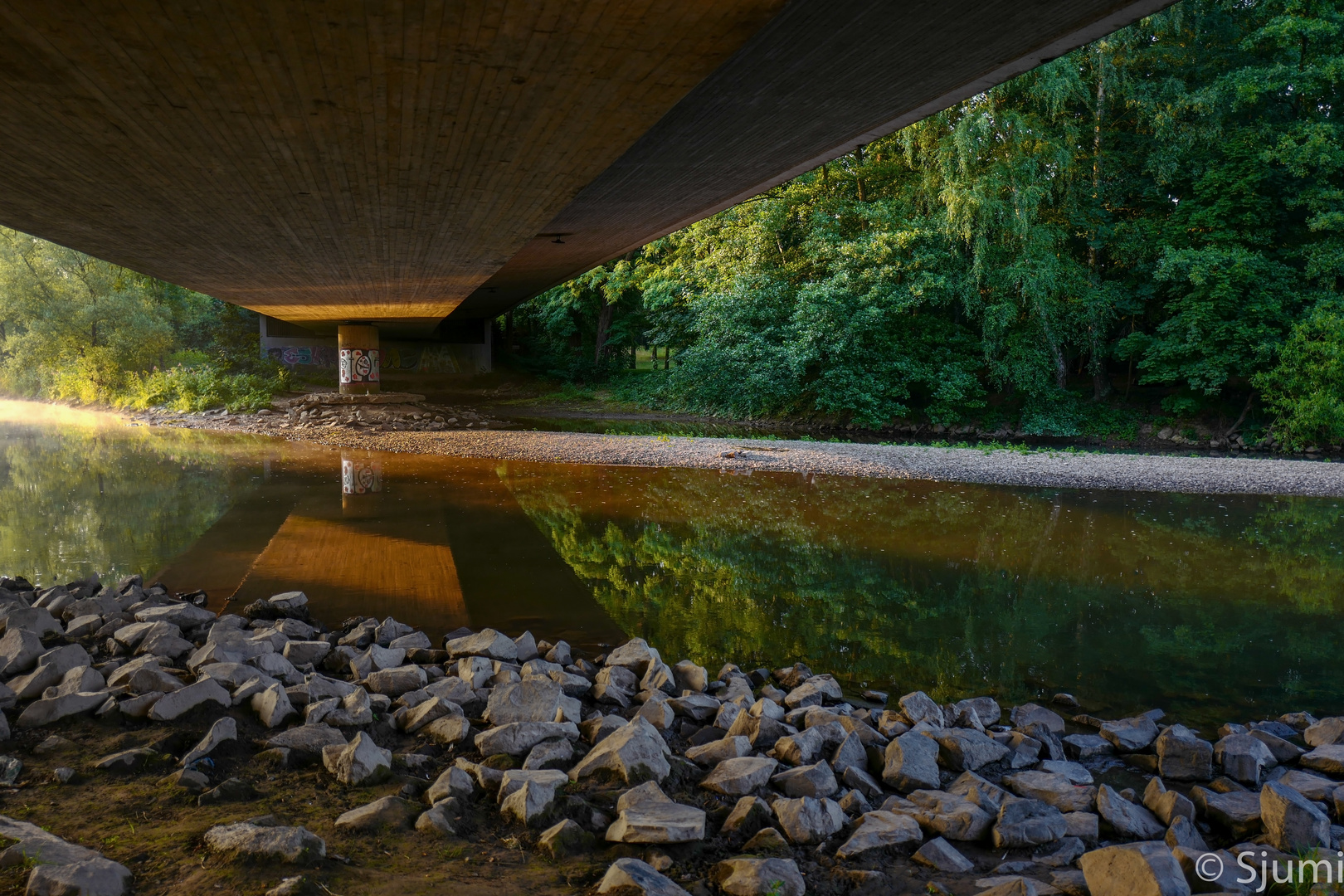 Under the bridge