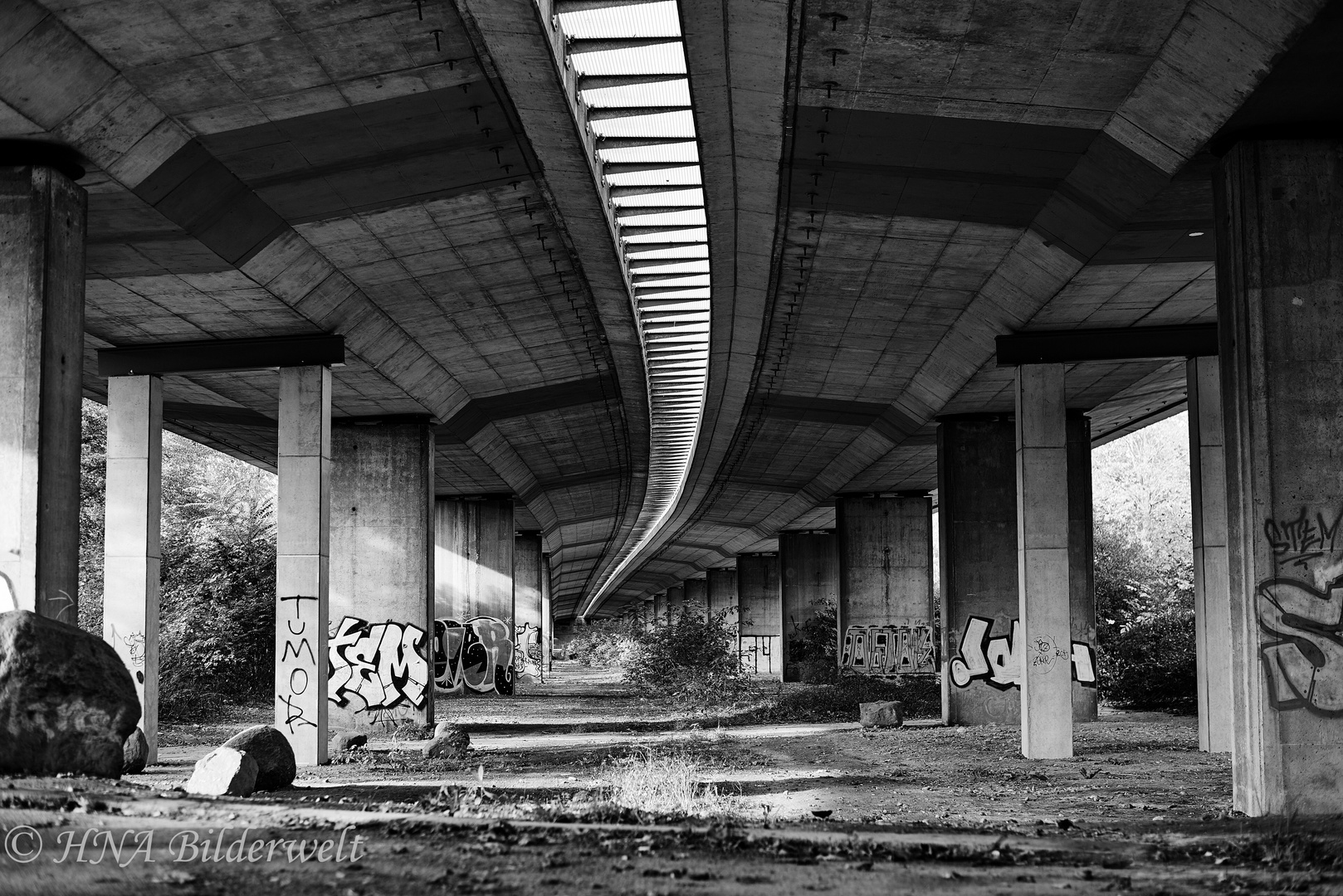 Under the bridge