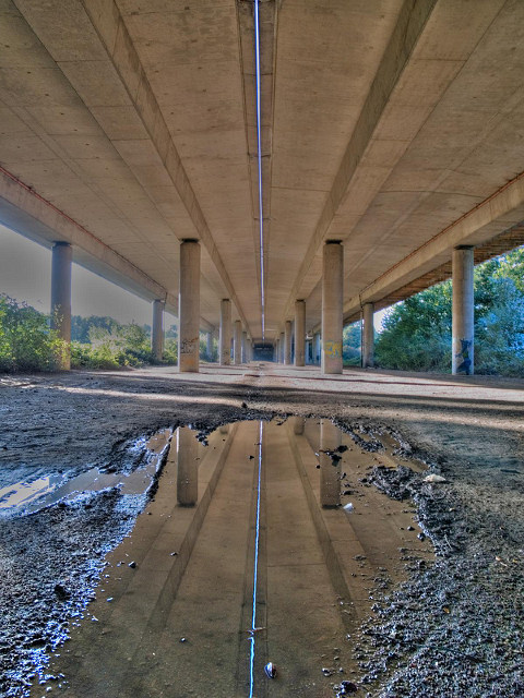 Under the bridge