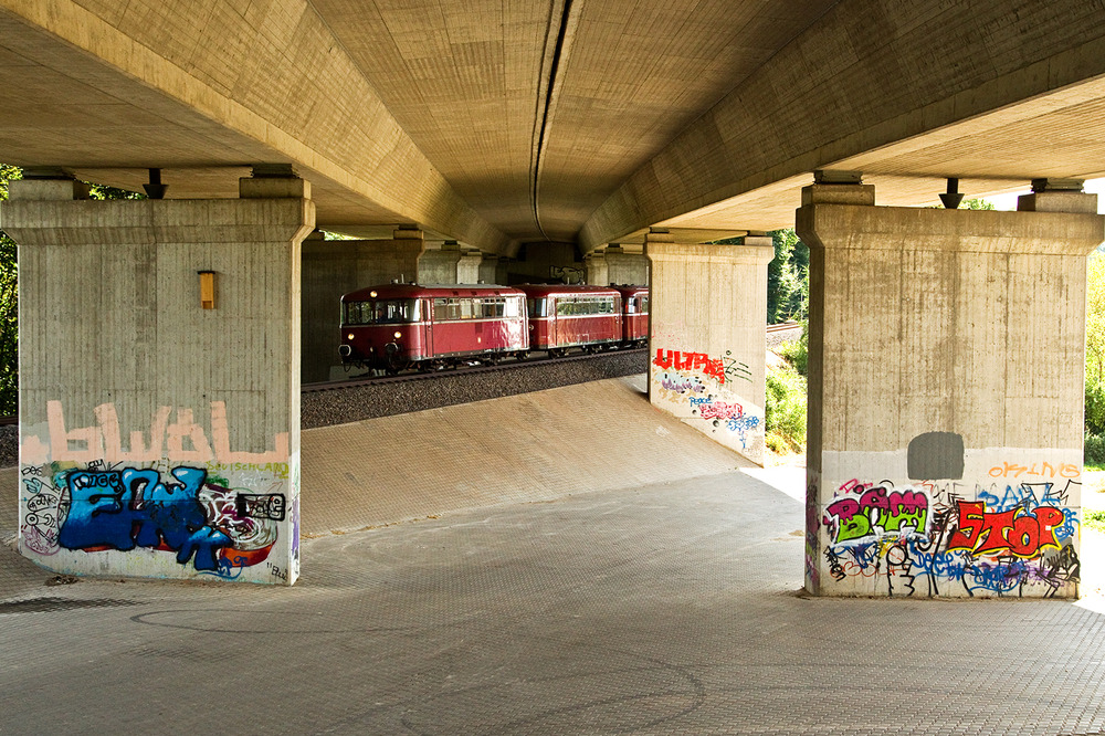 Under the bridge