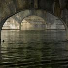 Under the bridge...