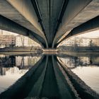 Under the bridge....