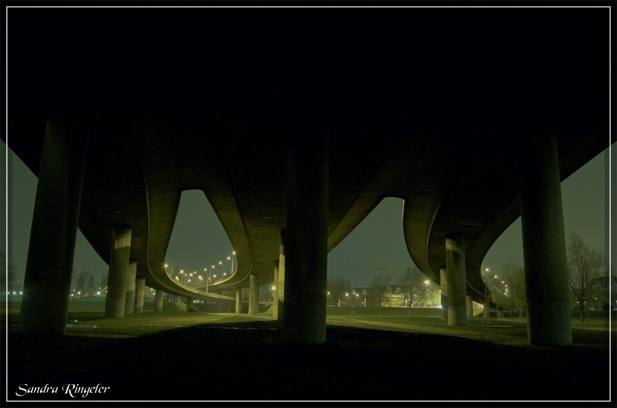 Under the Bridge at Night