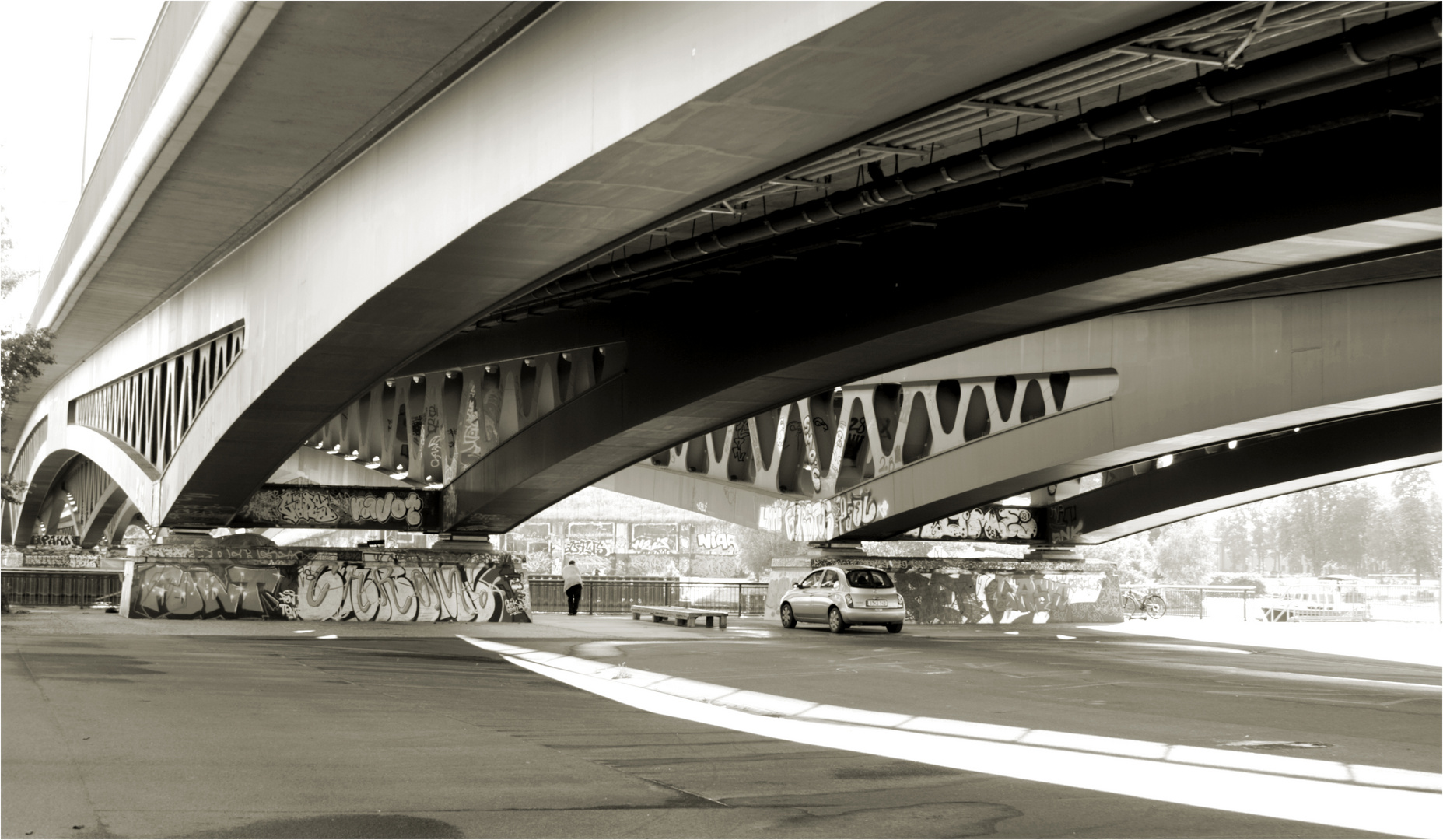 under the bridge