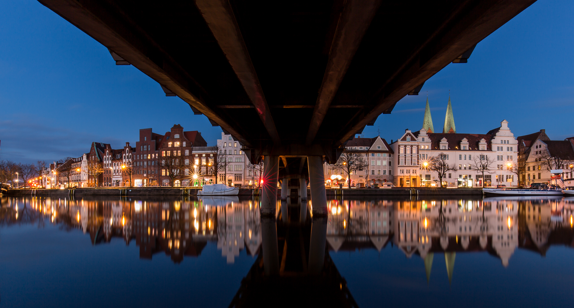 Under the bridge...