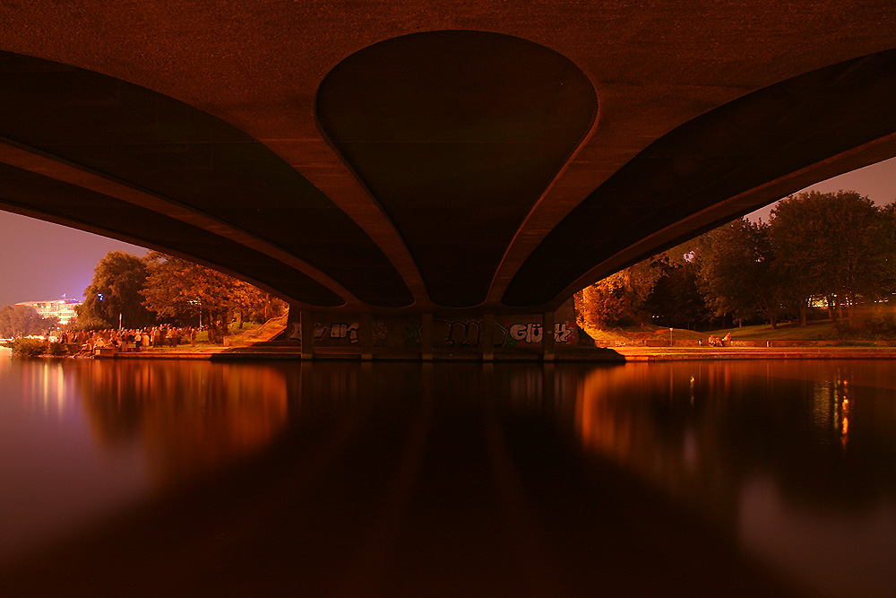 under the bridge