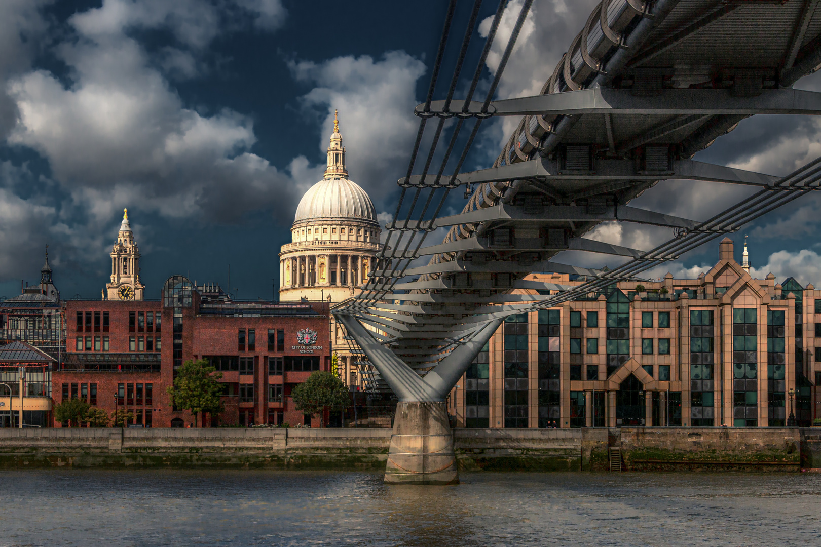 Under the bridge ...