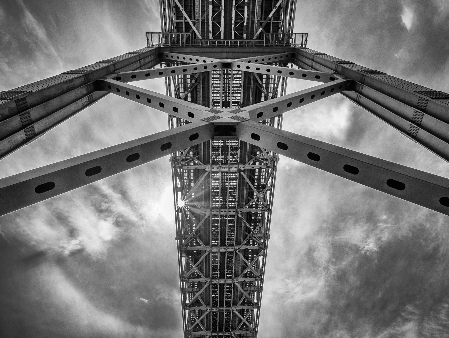 Under the bridge of Ponte 25 de Abril