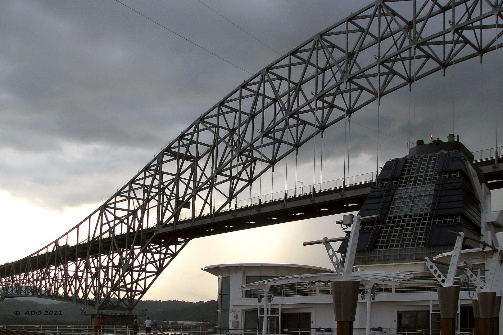 Under the Bridge of the Americas