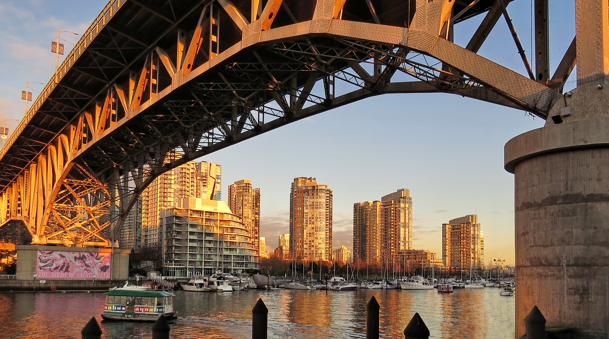 Under the Granville Bridge