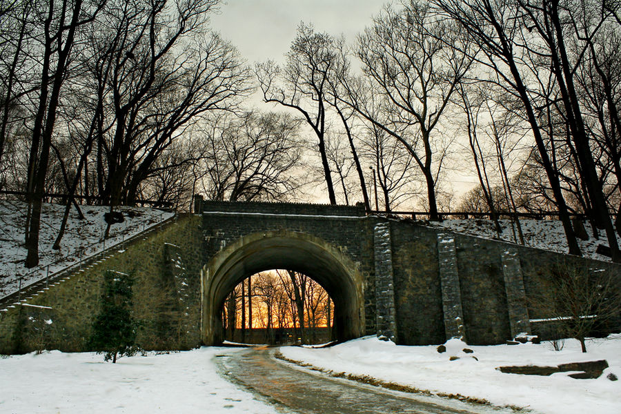 Under the Lovering Ave Bridge