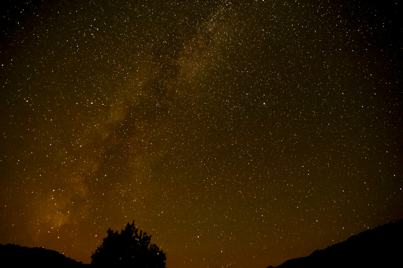 Under the milky way