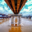 Under the Mississippi River Bridge