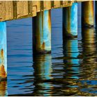 under the pier