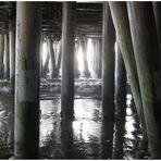 under the pier