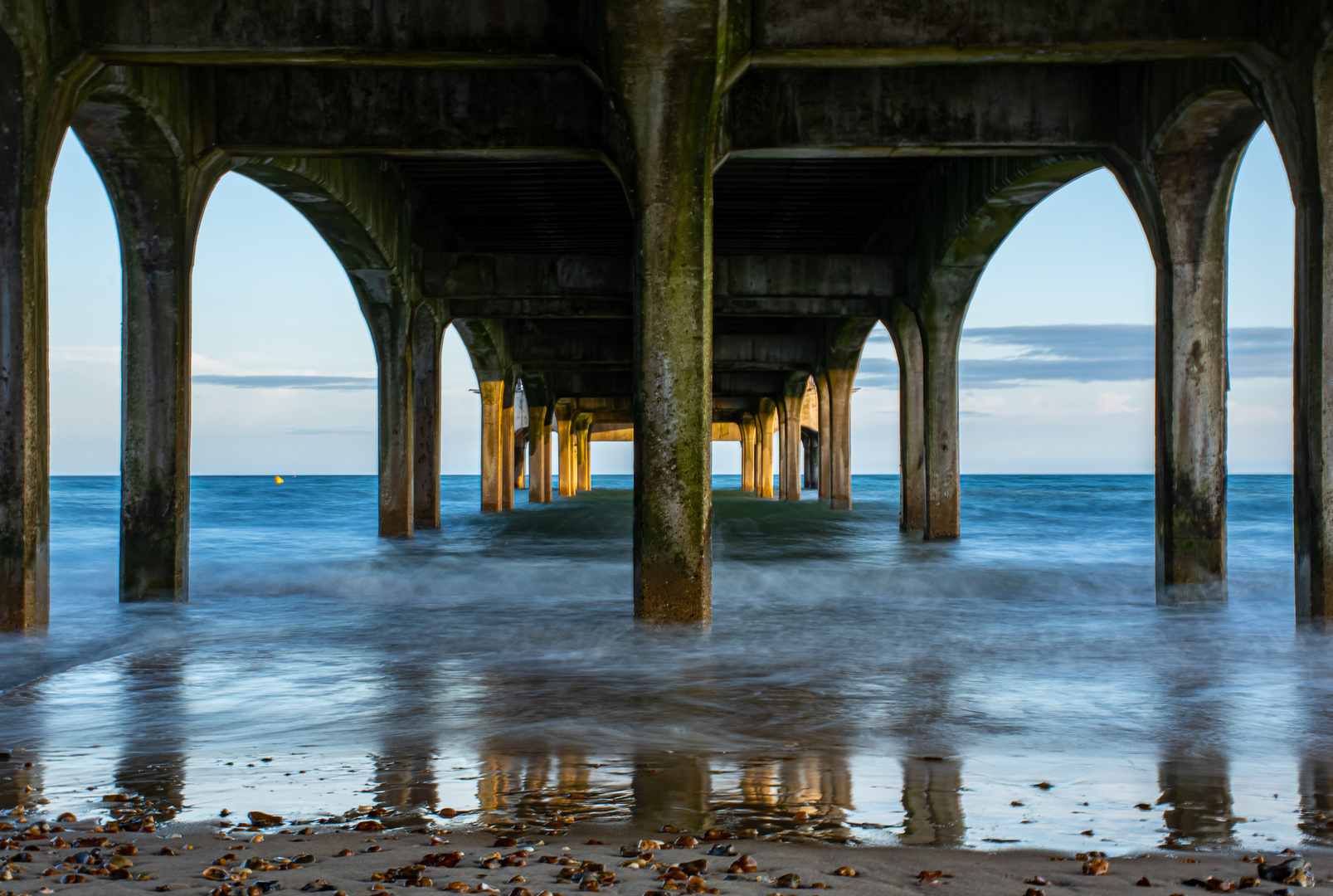 Under the pier