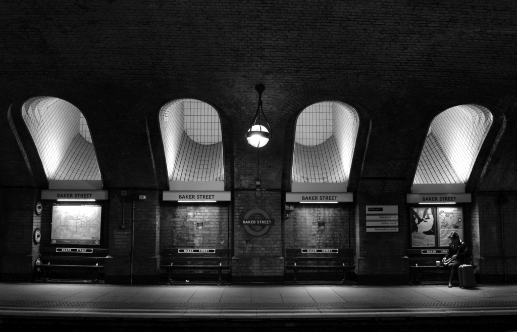 Underground Baker Street an der Hammersmith & City Line