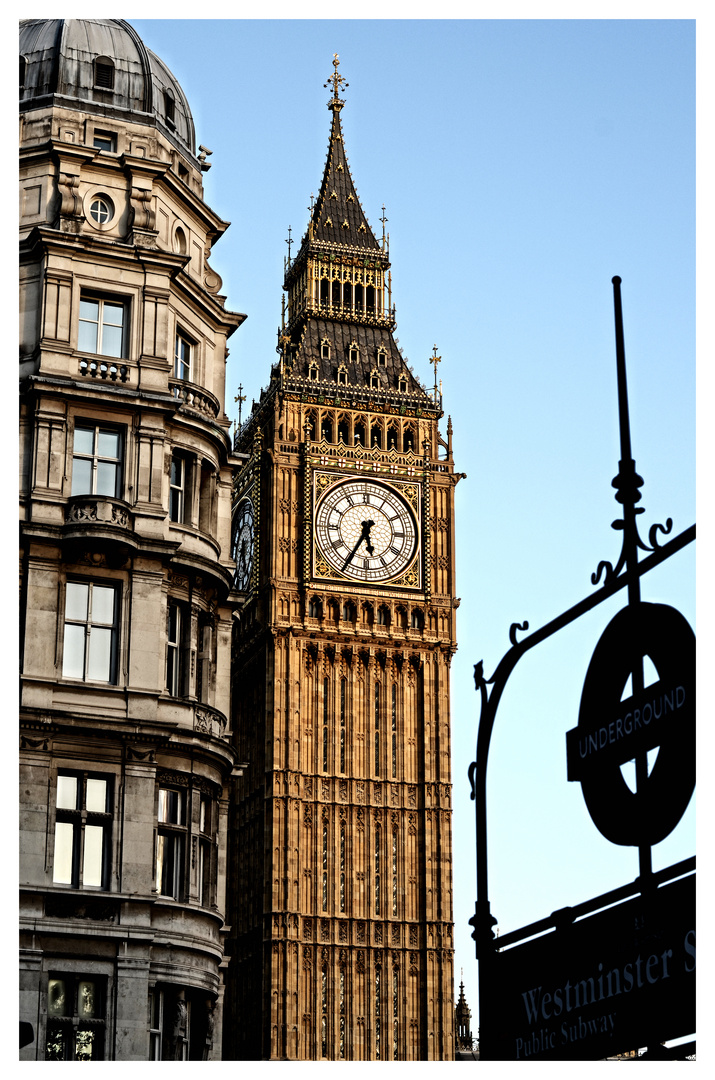 Underground + Big Ben