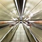 Underground Escalator at Piccadilly Circus