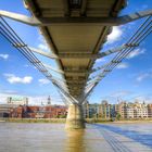 Underneath Millenium Bridge