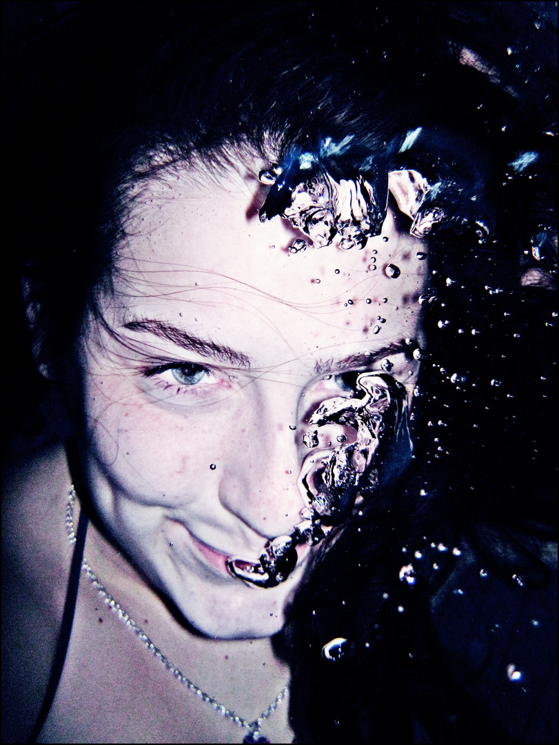 Underwater smile