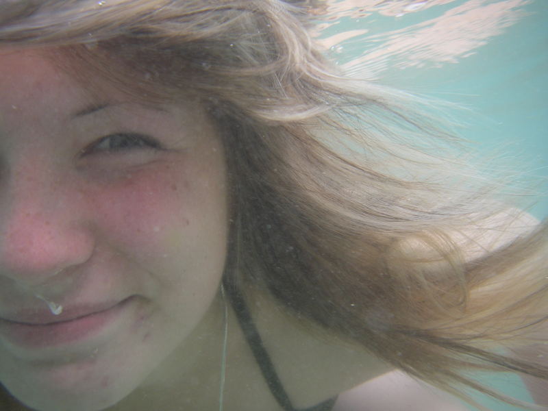 underwater...blubb blubb =)