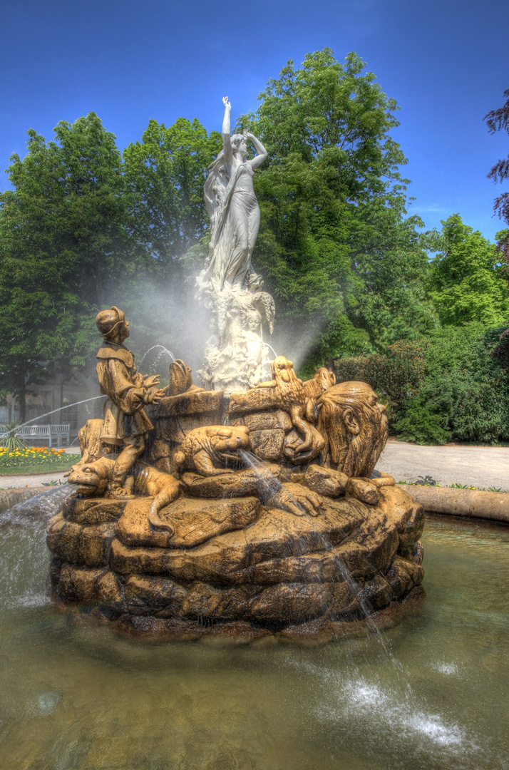 Undinebrunnen Stadtpark Baden bei Wien