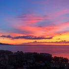 Une aube sur la baie de Menton