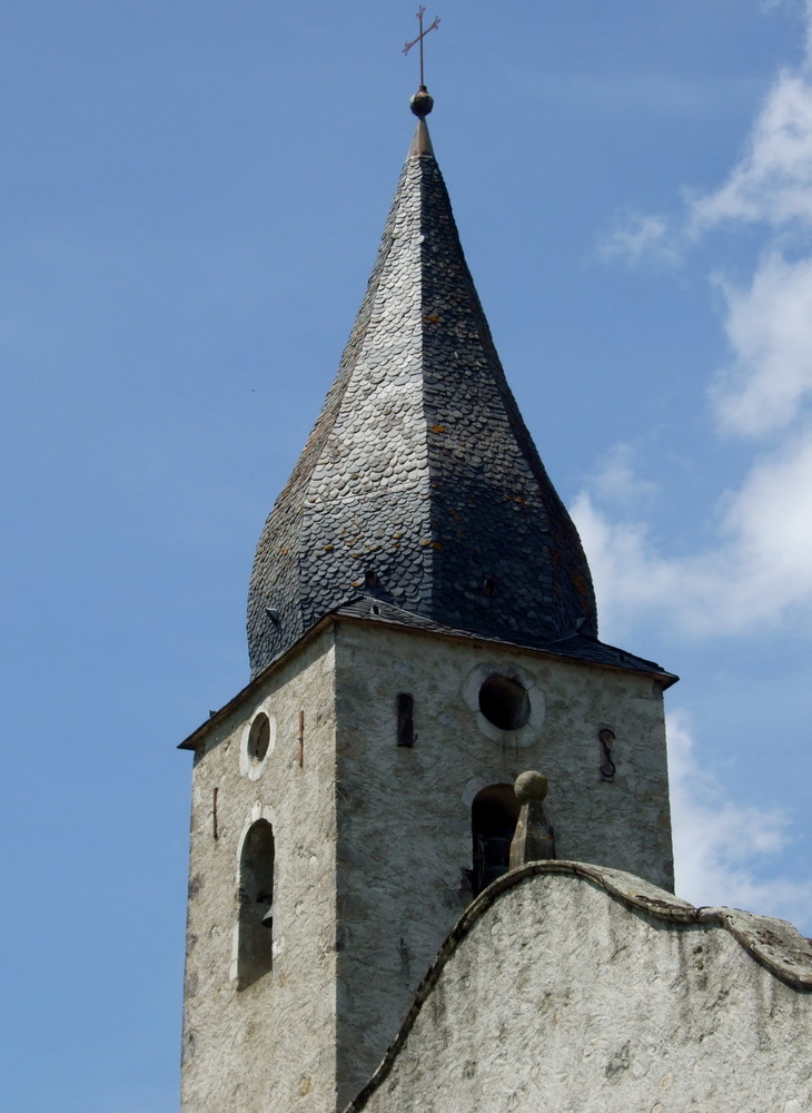 Une autre curiosité Ariègeoise église de Caumon