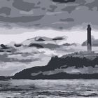 une autre façon de voir le phare de Biarritz