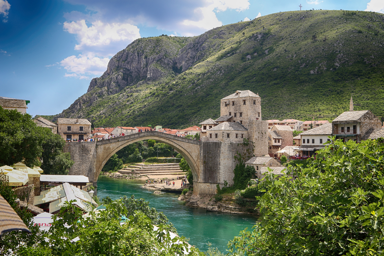 une autre vue du pont de Mostar