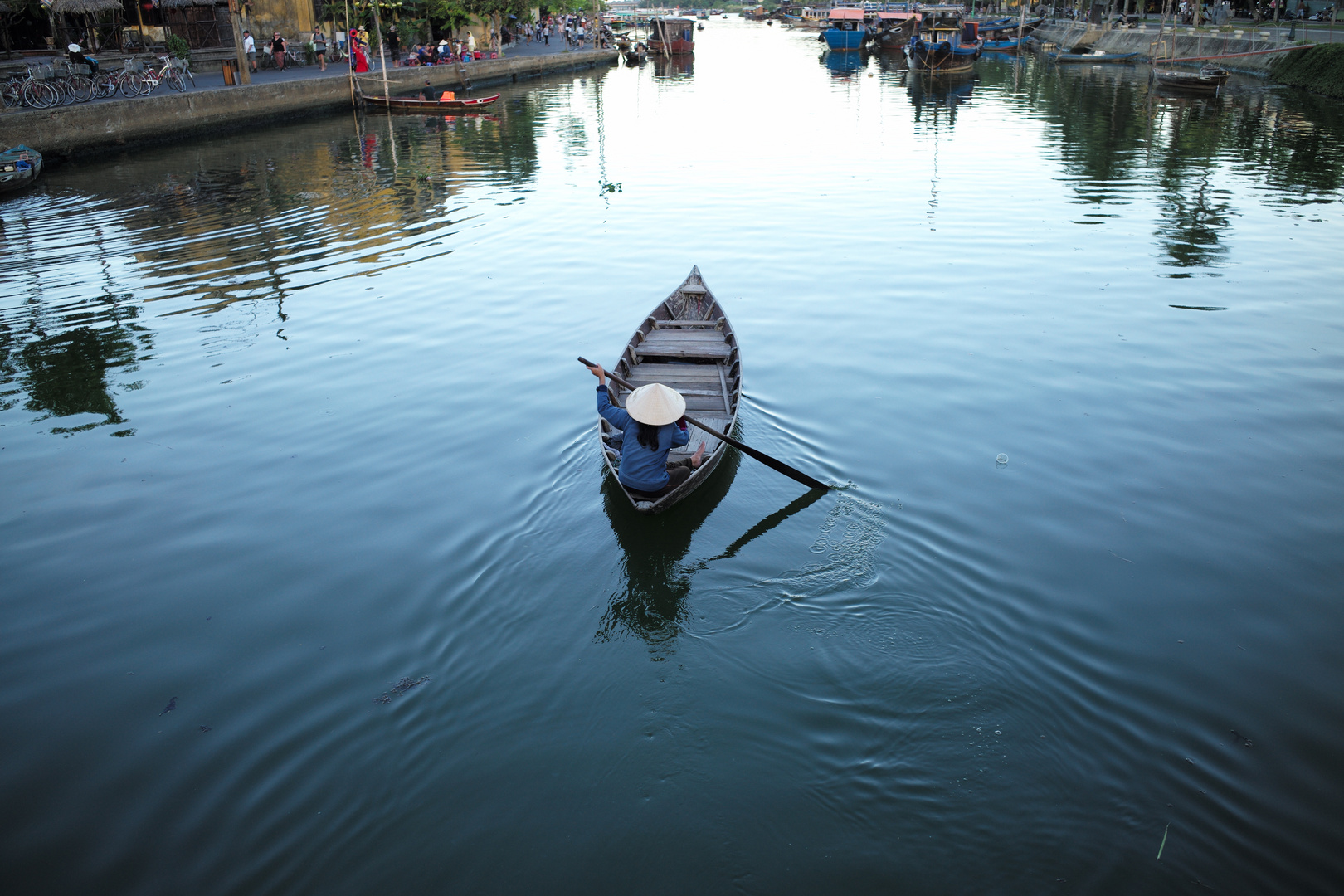 Une barque à Hoi An