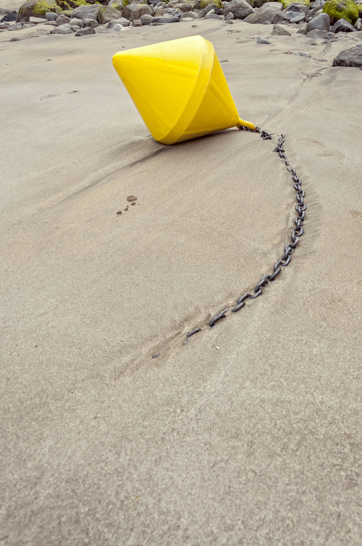 Une bouée sur la plage