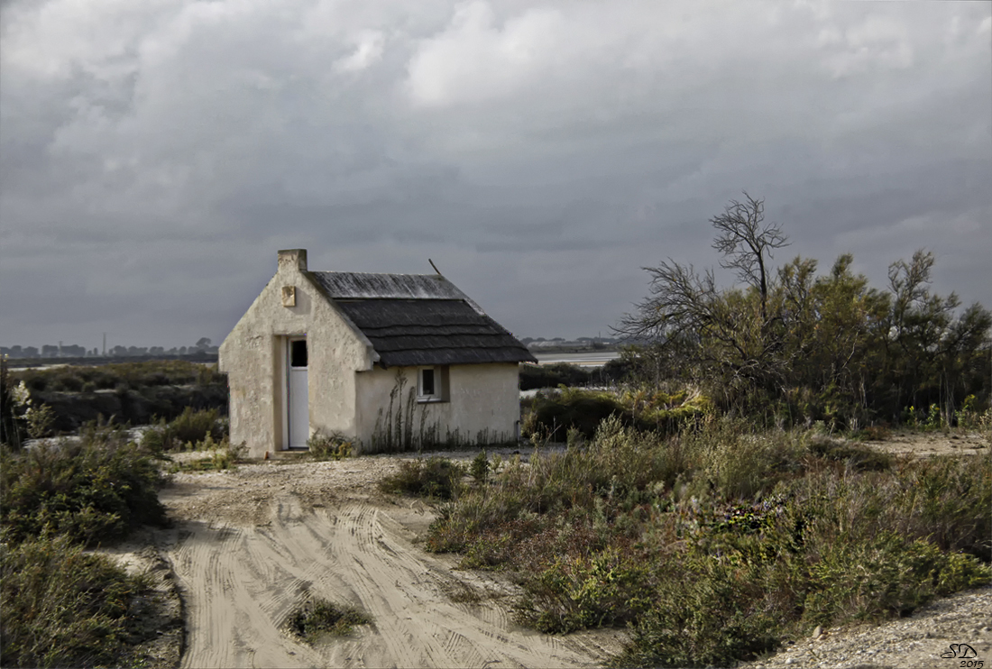 Une cabane camarguaise .