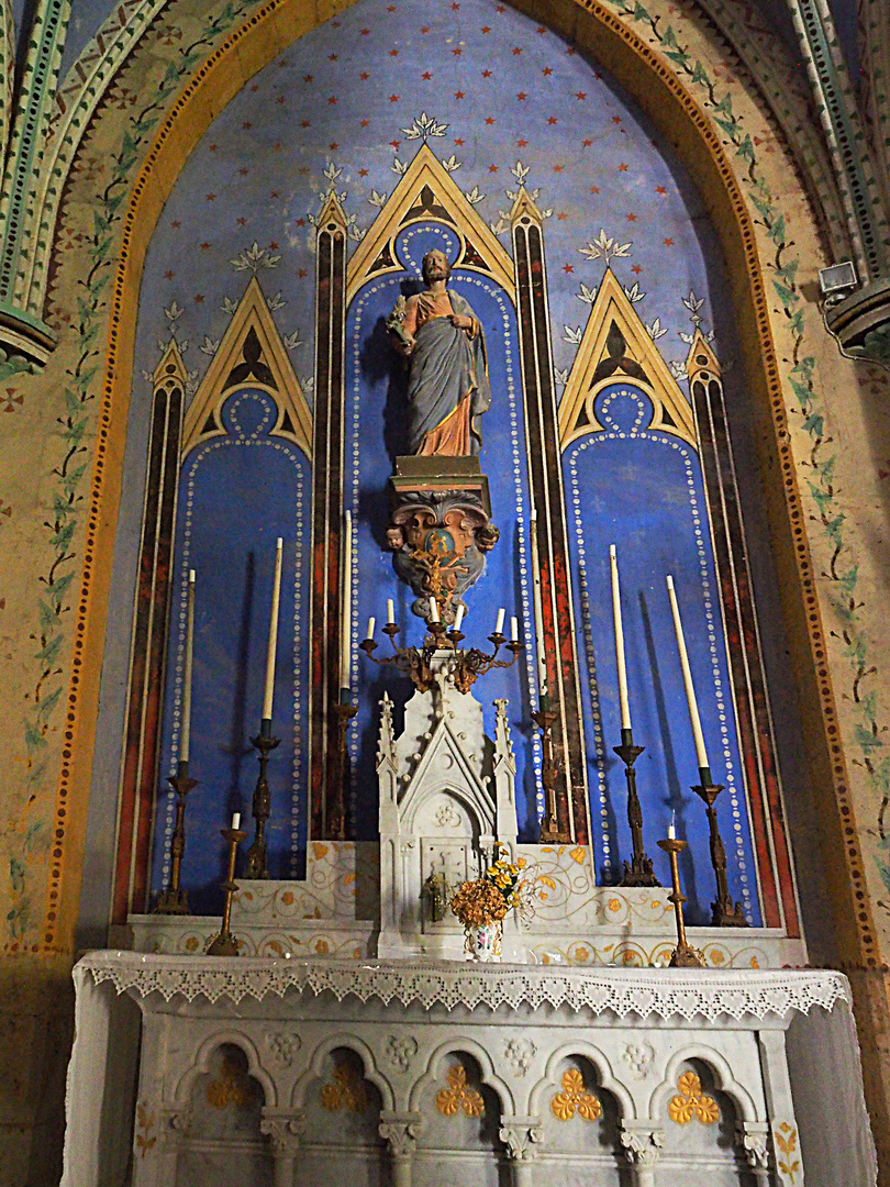 Une chapelle latérale de l’Eglise Saint-Blaise