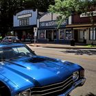 une Chevrolet Chevelle bleue