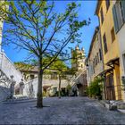 Une des places du Vieux Cagnes