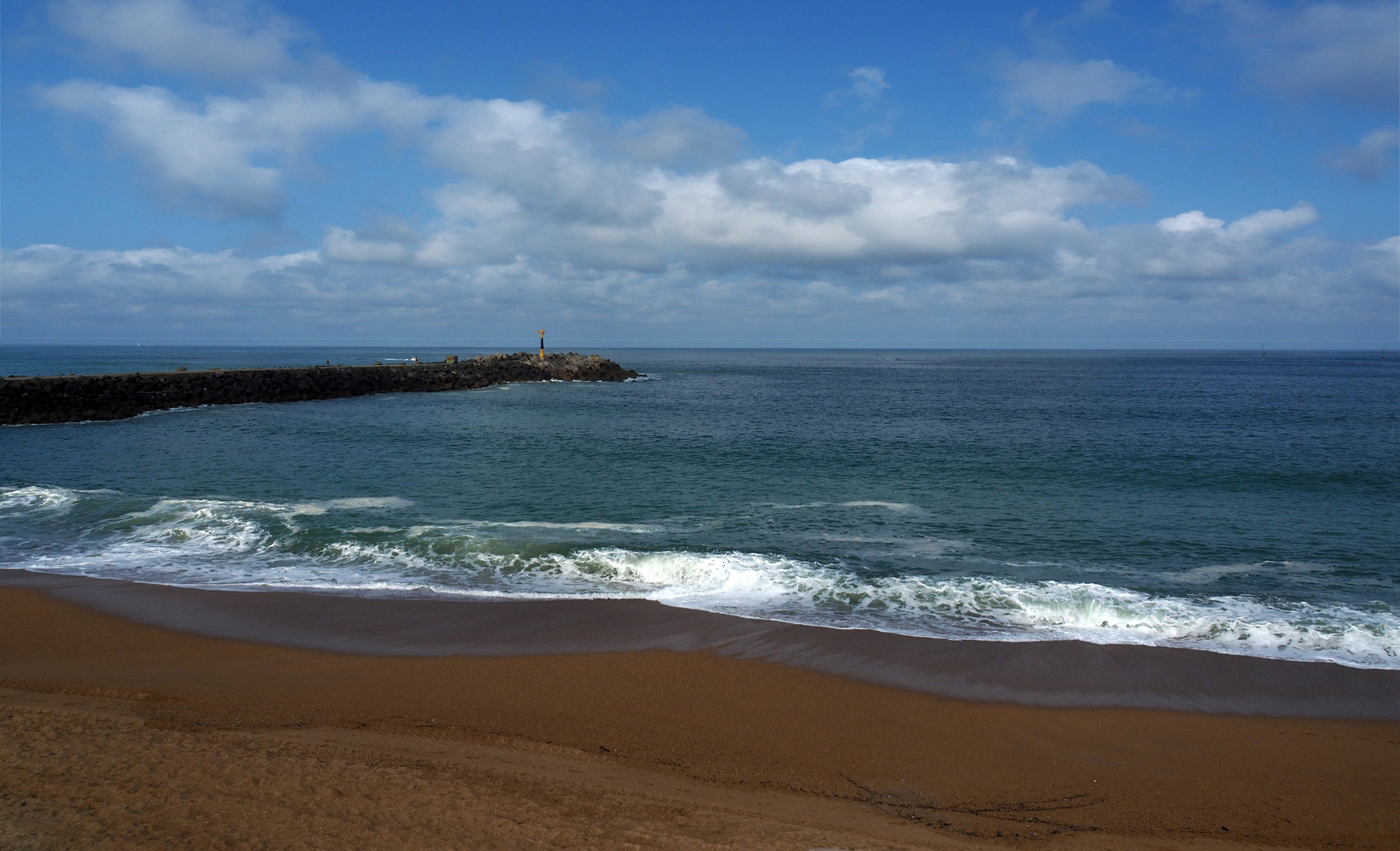 Une des plages d’Anglet