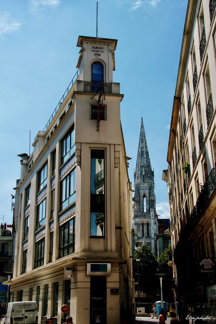 Une façade très étroite 