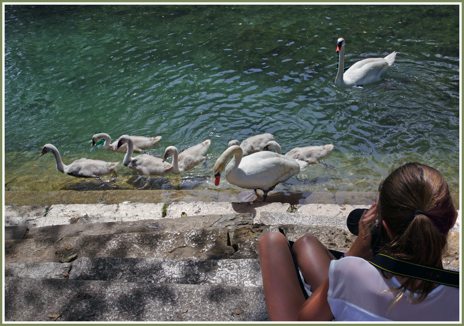 une famille nombreuse...