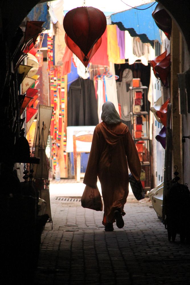 Une femme au marché