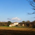 Une ferme gersoise en hiver