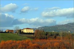 une ferme traditionnelle....en hiver