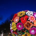 une fleur gigantesque Lyon ville