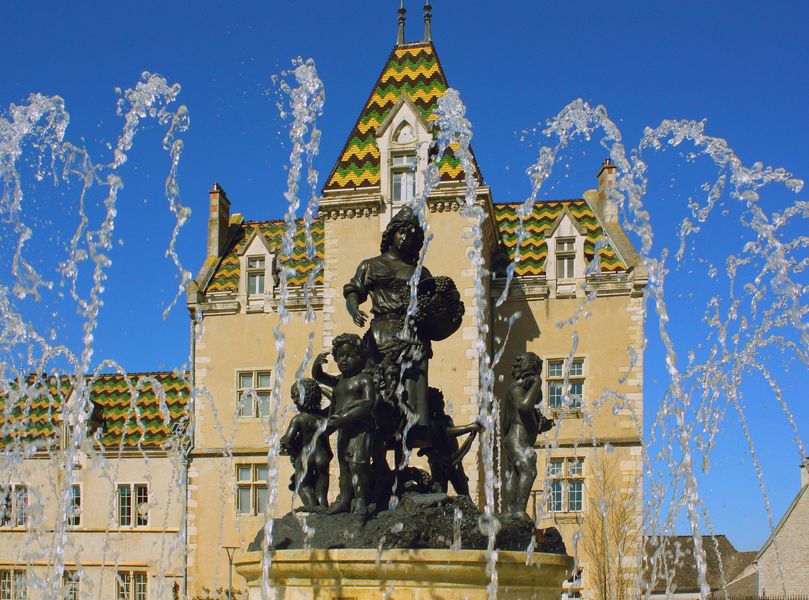 Une fontaine  en Bourgogne