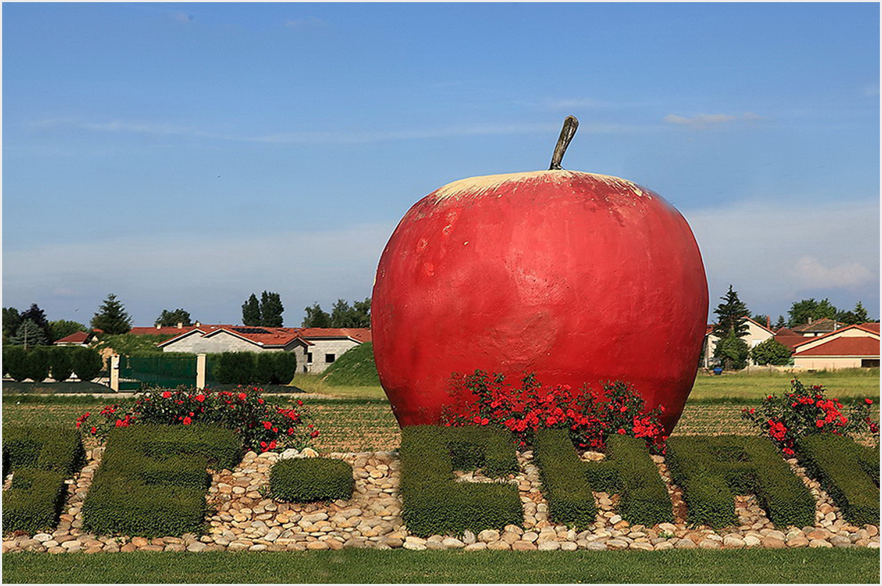 une grosse pomme