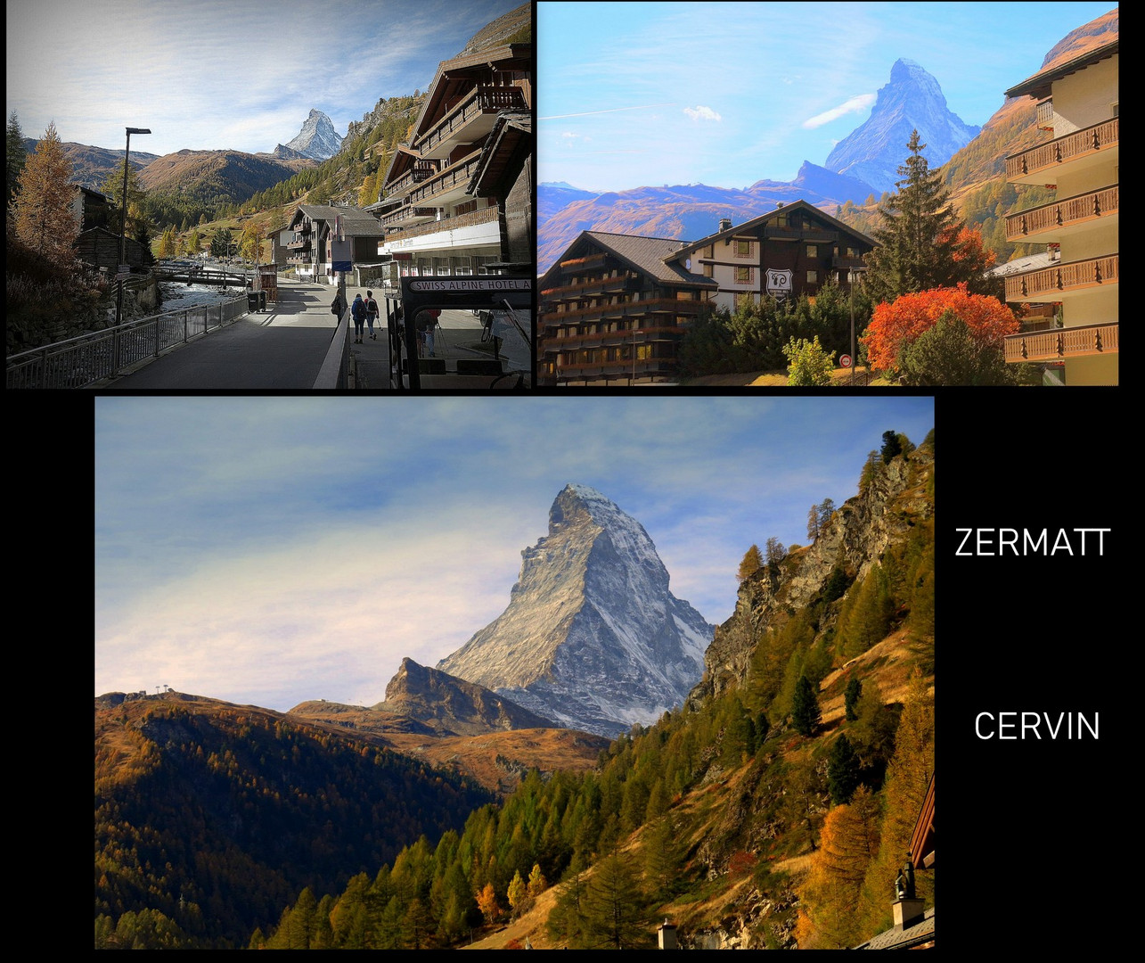 UNE JOURNEE D' OCTOBRE A ZERMATT :)